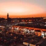 Marrakech jamaa Lafna by night