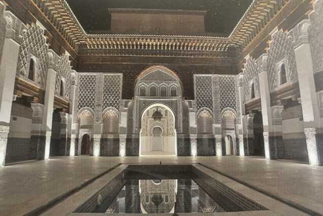 Madrassa Ben youssef by night