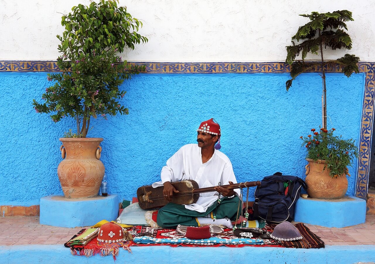 Gnaoua Musician in Marrakech city